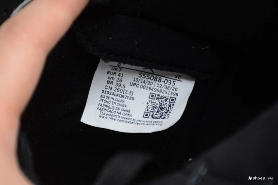 555088-035 Black Jordan 1 Retro Light White Grey Air High Smoke 555088-035 0615